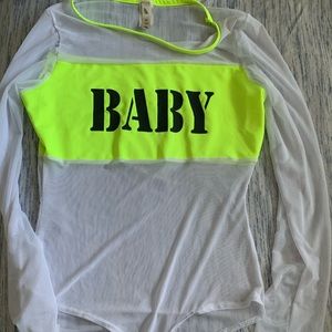 See through bodysuit